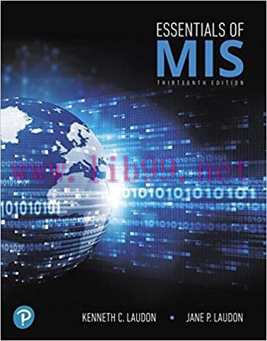 [PDF]Essentials of MIS, 13th Edition [Kenneth C. Laudon]