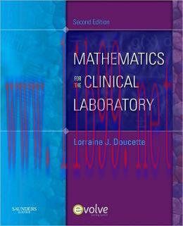 [AME]Mathematics for the Clinical Laboratory, 2nd Edition