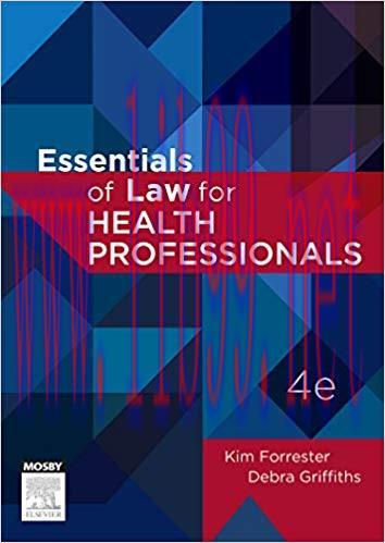 [PDF]Essentials of Law for Health Professionals, 4th Edition