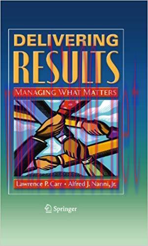 (PDF)Delivering Results: Managing What Matters 2009 Edition