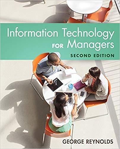 (Test Bank)Information Technology for Managers 2nd Edition by Reynolds.zip