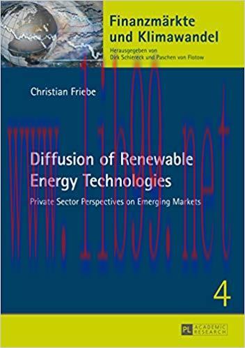 (PDF)Diffusion of Renewable Energy Technologies: Private Sector Perspectives on Emerging Market...