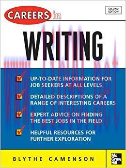Careers in Writing (Careers In&hellip;) 2nd Edition,