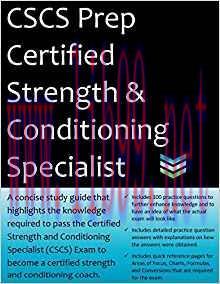 [Kindle]CSCS Certified Strength & Conditioning Specialist Exam Prep_ 2018 Edition Study