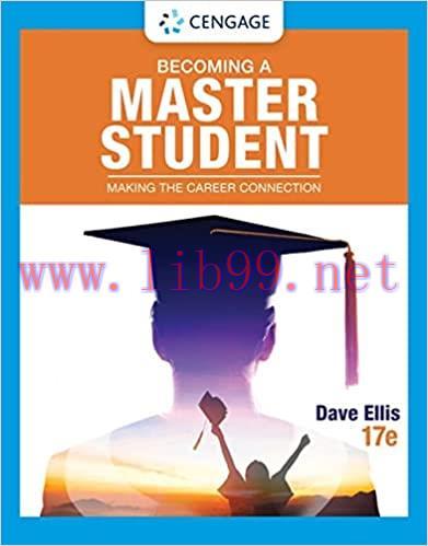 [PDF]Becoming a Master Student 17th Edition [Dave Ellis]