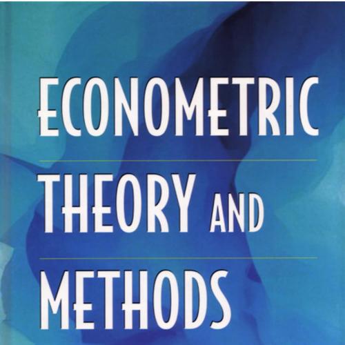 Econometric Theory and Methods - Wei Zhi