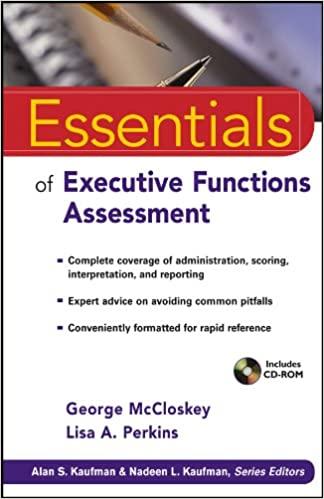 (PDF)Essentials of Executive Functions Assessment (Essentials of Psychological Assessment Book ...