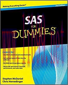 SAS For Dummies 2nd Edition,