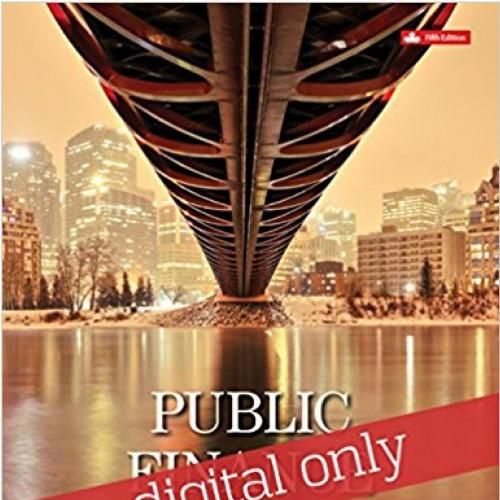 Public Finance in Canada 5th Edition by Rosen