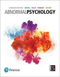 (TB)Abnormal Psychology, First Canadian 1th Edition Deborah C Beidel.zip
