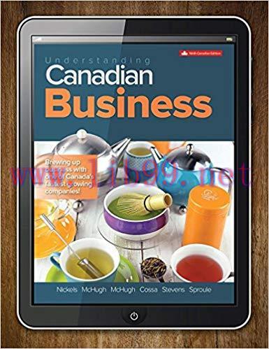 [PDF]Understanding Canadian Business, 9th Edition [William Nickels]