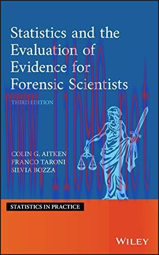 [FOX-Ebook]Statistics and the Evaluation of Evidence for Forensic Scientists, 3rd Edition