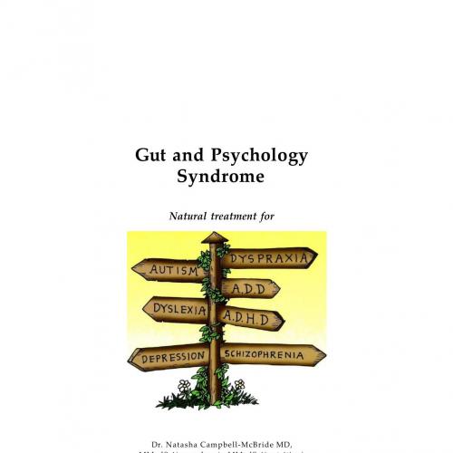 Gut and Psychology Syndrome Natural Treatment for Autism (1) - Wei Zhi