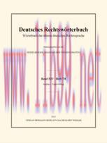 [PDF]Deutsches Rechtswörterbuch: Wörterbuch der älteren deutschen Rechtssprache. Band XIV, Heft...