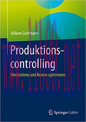 (PDF)Produktionscontrolling: Wertstr&ouml;me und Kosten optimieren (German Edition) 1. Aufl. 2016 Ed...