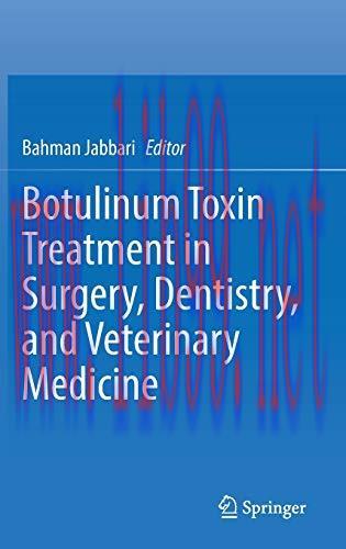 [AME]Botulinum Toxin Treatment in Surgery, Dentistry, and Veterinary Medicine (Original PDF)