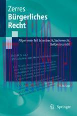 [PDF]B&uuml;rgerliches Recht: Allgemeiner Teil, Schuldrecht, Sachenrecht, Zivilprozessrecht