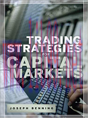 (PDF)Trading Stategies for Capital Markets 1st Edition