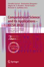 [PDF]Computational Science and Its Applications – ICCSA 2022: 22nd International Conference, Ma...