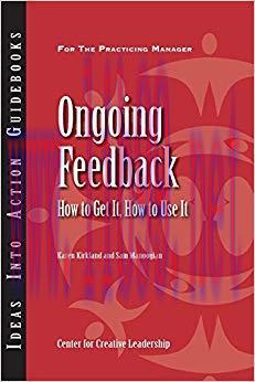 (PDF)Ongoing Feedback: How To Get It, How To Use It 1st Edition