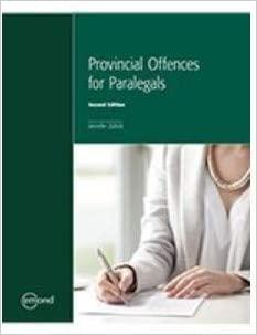 Provincial Offences for Paralegals, 2nd Edition