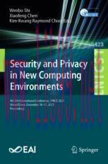 [PDF]Security and Privacy in New Computing Environments: 4th EAI International Conference, SPNC...