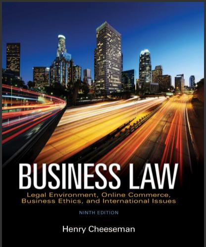 (IM)Business Law 9th Edition Henry R.Cheeseman.zip