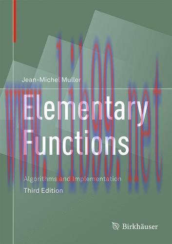 [FOX-Ebook]Elementary Functions: Algorithms and Implementation, 3rd Edition