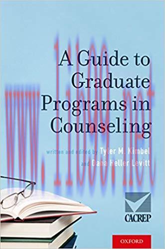 (PDF)A Guide to Graduate Programs in Counseling 1st Edition