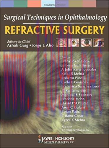 [PDF]Surgical Techniques in Ophthalmology - Refractive Surgery [Jaypee]