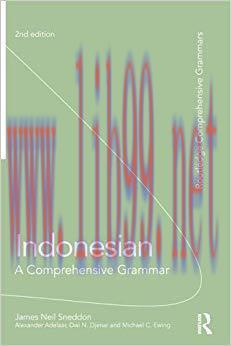Indonesian: A Comprehensive Grammar (Routledge Comprehensive Grammars) 2nd Edition,