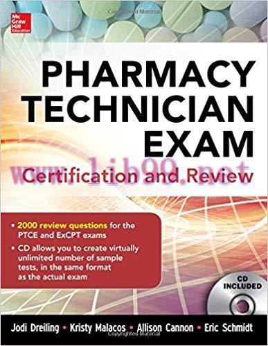 [PDF]Pharmacy Technician Exam Certification and Review