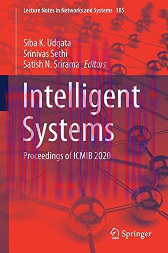 [FOX-Ebook]Intelligent Systems: Proceedings of ICMIB 2020