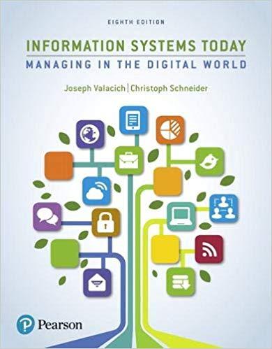 (PDF)Information Systems Today Managing the Digital World (8th Edition) 8th Edition