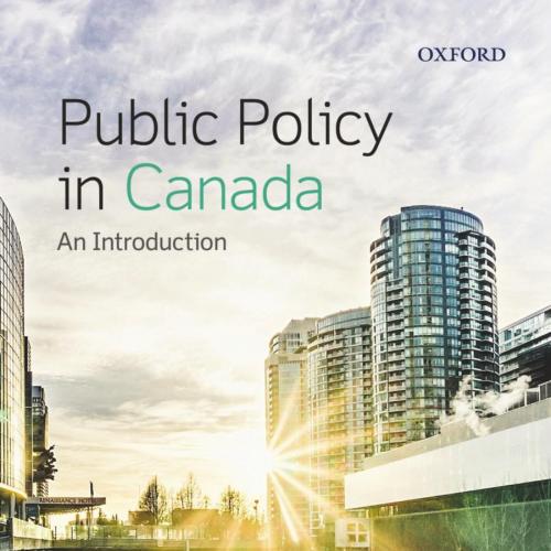 Public Policy in Canada_ An Introduction