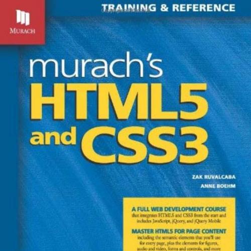 Murachs HTML5 and CSS3
