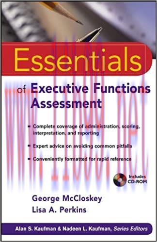 (PDF)Essentials of Executive Functions Assessment (Essentials of Psychological Assessment Book ...