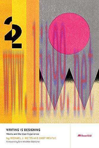 (PDF)Writing Is Designing: Words and the User Experience