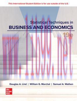 [PDF]ISE Ebook Statistical Techniques In Business And Economics 19th Edition [DOUGLAS A. LIND]