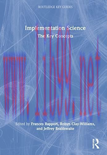 [AME]Implementation Science: The Key Concepts (Routledge Key Guides) (Original PDF)