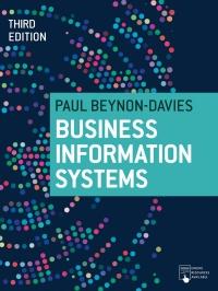 (PDF)Business Information Systems 3rd Edition by Paul Beynon-Davies