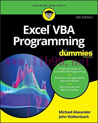 [FOX-Ebook]Excel VBA Programming For Dummies, 5th Edition
