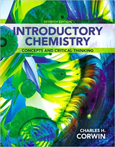 (Test Bank)Introductory Chemistry Concepts and Critical Thinking, 7th Edition.zip
