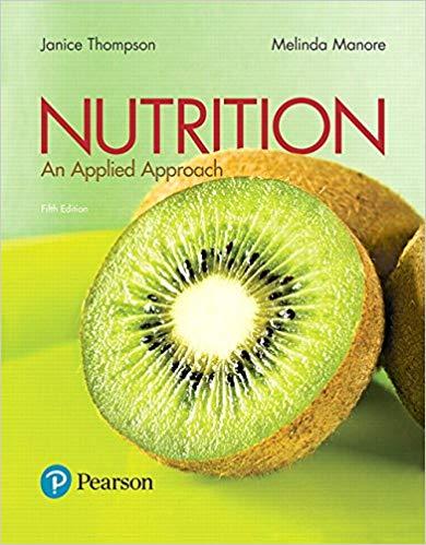 Nutrition An Applied Approach 5th Edition