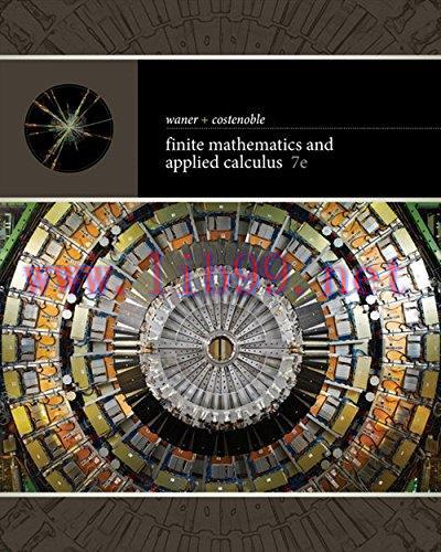 [FOX-Ebook]Finite Mathematics and Applied Calculus, 7th Edition