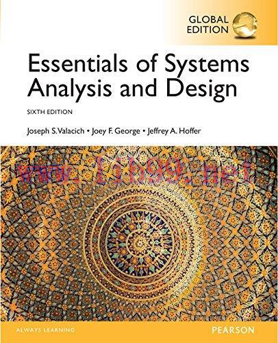 [FOX-Ebook]Essentials of Systems Analysis and Design, 6th Global Edition