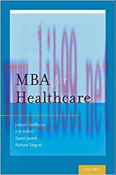 (PDF)MBA for Healthcare 1st Edition