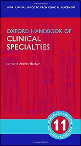 [AME]Oxford Handbook of Clinical Specialties (Oxford Medical Handbooks) 11th Edition (Original ...