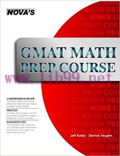 GMAT Math Prep Course eBook: 2019 Edition
