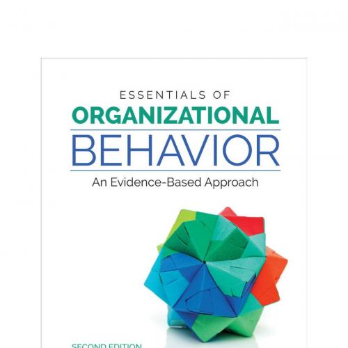 Essentials of Organizational Behavior 2nd Edition - Vitalsource Download